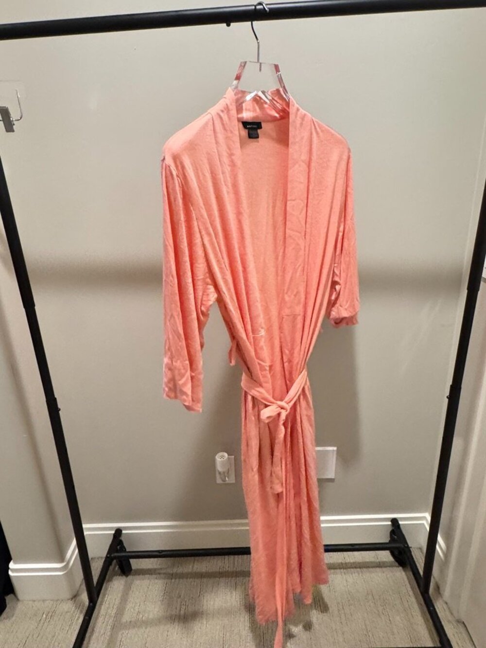 Natori Shangri-La Coral Modal Long Robe Size M